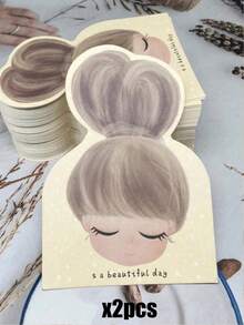 60pcs/Set DIY Jewelry Packaging Cards, Hair Accessory Display Cards, Suitable For Hair Clips, Hair Bands, Small Items Blank Display Racks (Cards Only, Hair Clips Not Included) - A - View 11