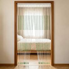 90*180cm Acrylic Beaded Door Curtain With 20 Bead Strands, Hanging String Bead Curtain For Entryway Bedroom Bathroom Partition & Home Decor - Multicolor - View 2