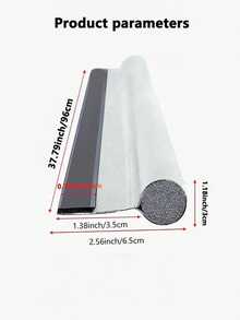 1pc Multifunctional Leather Door Seal Strip, Windproof, Soundproof, Waterproof, Insect-Proof, Self-Adhesive Door Draft Stopper, Essential Home Door Seal Strip - View 11