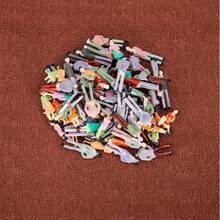 20pcs 1:50, 1:75 Scale Colorful Miniature Figures - Made Of ABS Plastic, Typical Figures For Landscape, Railway, Architectural Models And Miniature Theater - Multicolor - View 3