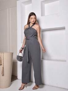 Women Jumpsuits - Gris Oscuro - Ver 7