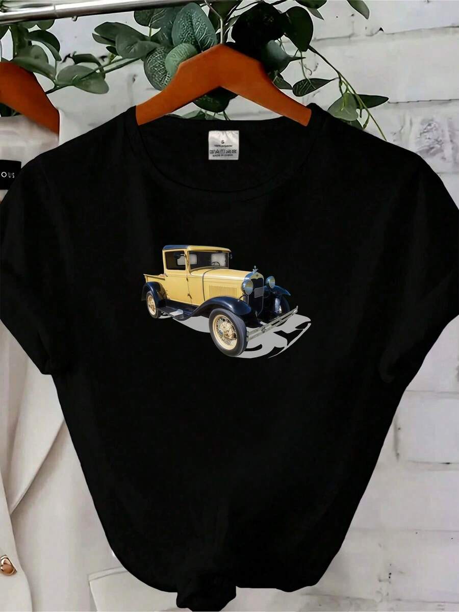 Women T-Shirts - 黑色 - 查看 1