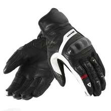 REVIT MOTO Leather Motorcycle Gloves Black White Red Racing Genuine Leather Motorbike Road Racing Team Glove Summer Winter Rider Gloves - Multicolor - View 5