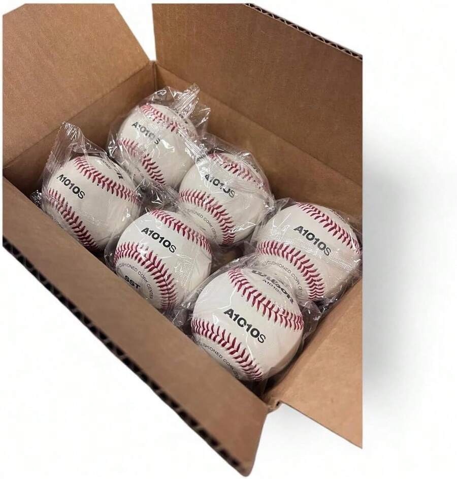 WILSON WTA1010S Baseballs 6PK - 1 - View 1