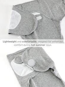 1PC/3PCS Soft Comfortable Newborn Swaddle Blanket, Recommended For Summer Use, Unisex For Baby Boys And Girls, Easy To Wrap, Suitable For 0-2 Months Old Infants, Baby Shower Gift, Outdoor Travel, Newborn Essentials List - Multicolor - View 9
