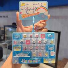 SANRIO My Melody Kuromi Cinnamoroll 26-Key Mechanical Keyboard Switch Fidget Keychain Toy Bag Pendant Gift - MultiWarna - View 11