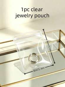 1 قطعة صينية مجوهرات زجاجية شفافة مستطيلة فاخرة على الطراز الإسكندنافي، إطار معدني ذهبي، جوانب زجاجية شفافة وقاعدة مرآة، تخزين متعدد الوظائف للمجوهرات والعطور ومستحضرات التجميل وفرش المكياج وأحمر الشفاه والنظارات وديكور المنزل - متعدد الألوان - مشاهدة 15