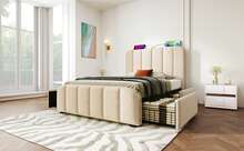 Bed Bases & Foundations - Beige - View 5