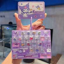 SANRIO My Melody Kuromi Cinnamoroll 26-Key Mechanical Keyboard Switch Fidget Keychain Toy Bag Pendant Gift - MultiWarna - View 13