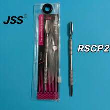 JSS. JSS RSCP1~6 Pendorong Kutikula Dua Ujung Gaya Rusia, Alat Penghapus Kutikula Kuku Stainless Steel untuk Salon Kuku dan Penggunaan di Rumah - Perak - View 9