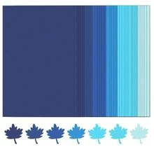 A4 Gradient Color Cardstock 230g 35 Sheets, High-Quality Colored Handmade Paper, Suitable For Scrapbooking, Greeting Card Making, DIY Crafts, Origami, Printing And Other Projects (Blue/Yellow/Green/Red/Brown) - A4 - View 6