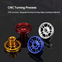 Motorcycle Rear Wheel Axle Decorative Cover, Motorcycle Modification Parts, CNC Process Motorcycle Decorative Accessories, Aluminum Alloy Rear Swingarm Hollow Cover, Suitable For Universal Sizes, Applicable To 17-25, XMAX300 - A - View 6