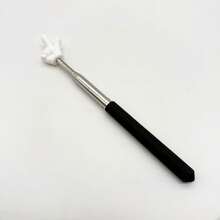 1/2pcs Retractable Teacher Pointer, Extendable Handheld Finger Pointing Stick, Mini Collapsible Classroom Pointer, Suitable For Primary School And Kindergarten Teachers, Classroom Supplies (Black), Back To School - A - View 4