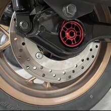 Motorcycle Rear Wheel Axle Decorative Cover, Motorcycle Modification Parts, CNC Process Motorcycle Decorative Accessories, Aluminum Alloy Rear Swingarm Hollow Cover, Suitable For Universal Sizes, Applicable To 17-25, XMAX300 - A - View 9