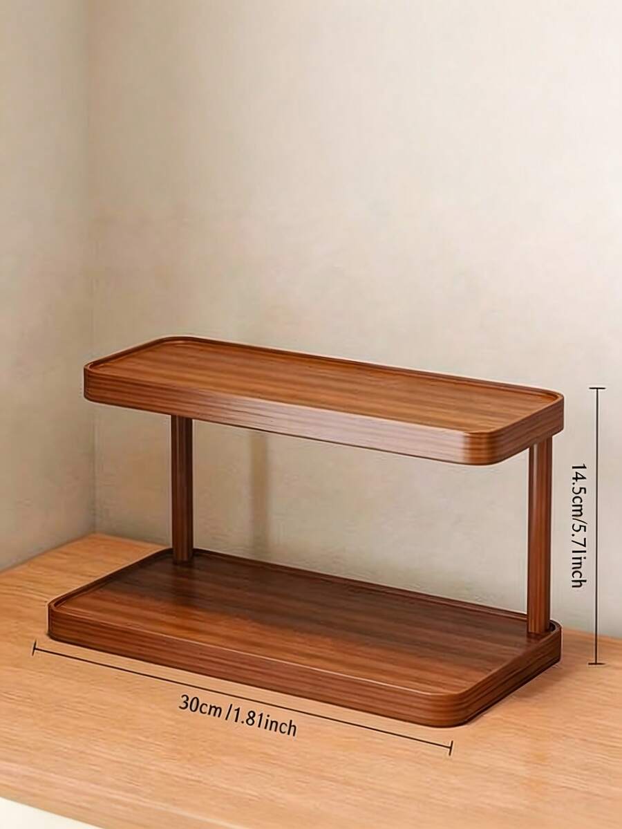 1pc Multi-Functional Desktop Storage Rack, Multi-Purpose Storage Display Cup Holder Perfume Rack Spice Rack Cake Stand, Suitable For Water Cups Coffee Cups Tea Sets, Office Desk Coffee Bar Kitchen Home Decor