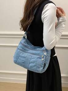Women's Crossbody Bag Suitable For Daily Outings, Travel, Shopping And Street Shopping - Multicolor - View 3