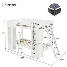قواعد سرير وأساسات - أبيض - مشاهدة 6