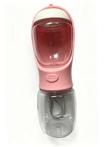 Mint Blue Portable Pet Outdoor Water & Food Bowl - Pink - View 10