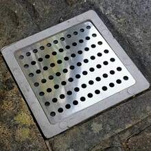 Filter Pembuangan Baja Tahan Karat, Pelat Kisi Tugas Berat, Pelindung Pembuangan Kolam Renang Jaring Persegi Anti Karat, Pemasangan Mudah, Pelindung Talang Anti Sumbatan, Hadiah Premium, Hadiah Liburan yang Luar Biasa, Praktis untuk Berbagai Kebutuhan Pembuangan - 1 buah Perak Berkualitas Tinggi - View 6