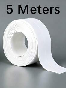 1 Roll Kitchen And Bathroom Waterproof Tape, Easy-Cut Sink And Toilet Sealing Tape, Halloween And Christmas Home Essentials - Multicolor - View 9