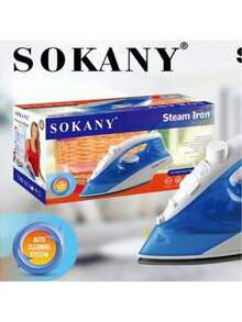 SOKANY-898A 家用手持迷你便攜式電熨斗，陶瓷底盤設計，適用於各種衣物，恆溫熨燙，不傷衣物，可調溫度控制 - 英規插(220-240V) - 查看 4