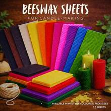 Set 12 Lembar Lilin Lebah Berwarna-warni, 12 Warna Bahan Pembuatan Lilin DIY Buatan Tangan, Bahan Baku Lilin Aromaterapi Buatan Sendiri - Tablet lilin lebah 12 warna - View 11