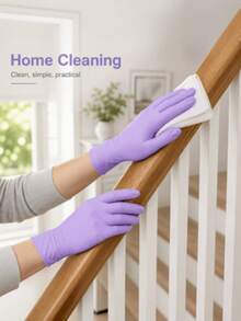Disposable Gloves For Food, Home, Catering, Cleaning, Protection, Gardening, Beauty, Hairdressing, Car Wash - Pink - View 2