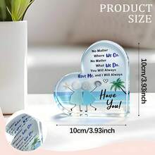 1pc Acrylic Decor, Soul Sister Gift "I Will Always Have You" | Uplifting Friendship Gift For Your Best Friend, Soul Sister And Female Partner | Unique Gift For Women, Creative Birthday Gift - 1PC - View 2