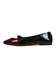 1 Pair Women's Flat Pointed Toe Pumps 2026 Autumn New Style Fashion Commute Solid Color Cutout Flat Pointed Toe Shoes Holiday Wedding Party Outdoor All Season - Black - View 8