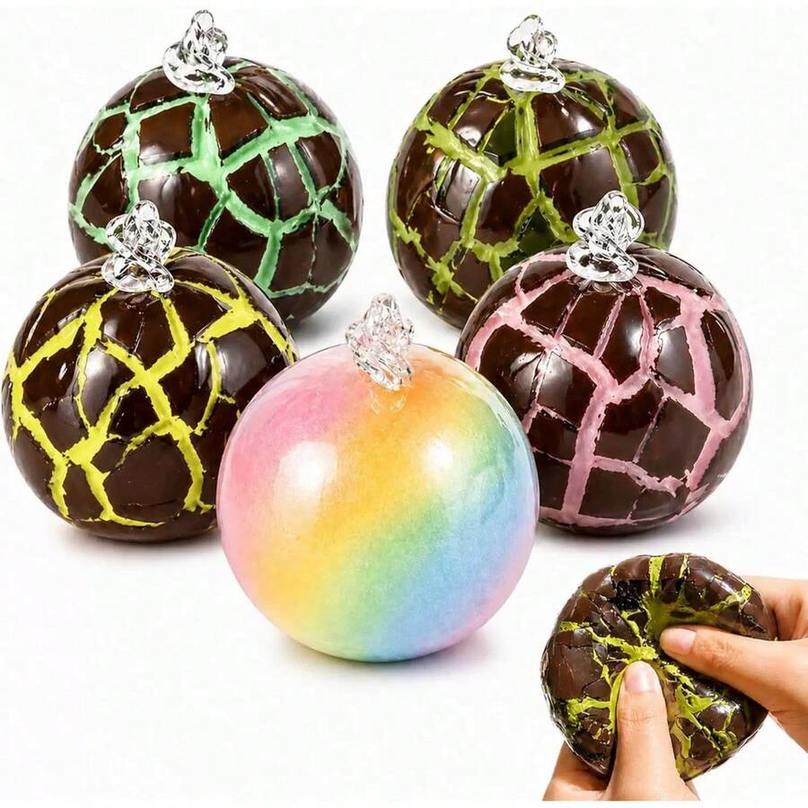 Best-Selling Chocolate Crispy Ball Squeeze Toy, Stress Relief Handmade Gadget, Ideal Gift Choice