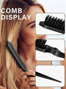 6/5/2pcs Hair Styling Set, Includes Spray Bottle, Comb, Detangling Brush, Styling Brush, Tail Comb, Hair Accessories, Suitable For Makeup And Hair Styling - Multicolor - View 7
