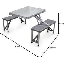 Outdoor Table & Chair Sets - White - View 3