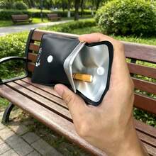 5pcs/1pc Portable Square Car Ashtray, Outdoor Travel Car Ashtray, Essential Smoking Accessory For Music Festival, Camping, Road Trip - Upgraded Version - View 6
