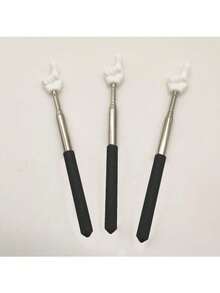 1/2pcs Telescopic Finger Pointer, Portable, Metal Body, Retractable Design, Suitable For Classroom Guidance, Meeting Presentation, Speech Explanation, Activity Props, Halloween Christmas Interactive Scenes, On-Site Pointing Assistant Tool - A - View 5