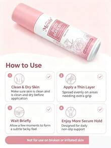 1pc Anti-Slip Body Glue, Anti-Flashing, Waterproof, Sweat-Proof, Natural Adhesive For Clothing & Dresses, Essential Summer Accessory, Great Gift - A - View 4