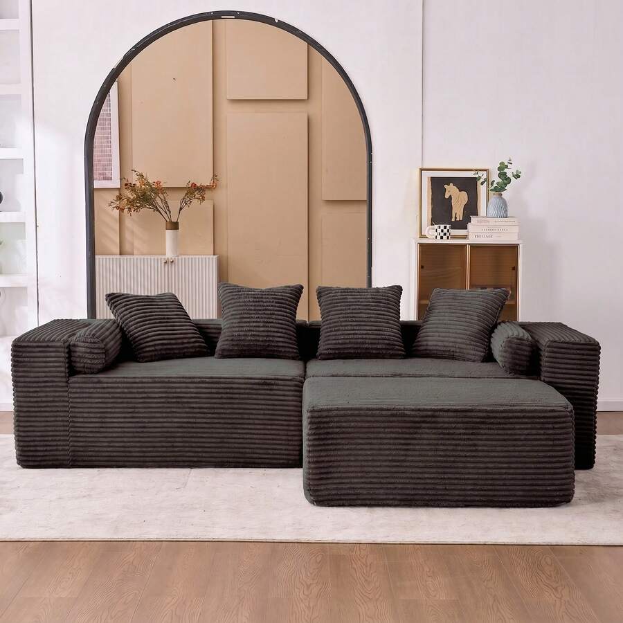 Sofas & Couches - Black - View 1