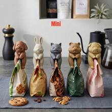 1 Set 3D Printed Animal Shaped Sealing Clips, Cartoon Leg-Shaped Snack Bag Seal Clips, Food Storage Clips, Airtight Reusable, Kitchen Gadget, Durable Plastic, Freshness Preservation & Spill-Proof, Creative Gift - Bag Clip - View 2