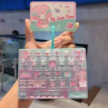 SANRIO My Melody Kuromi Cinnamoroll 26-Key Mechanical Keyboard Switch Fidget Keychain Toy Bag Pendant Gift - MultiWarna - View 10