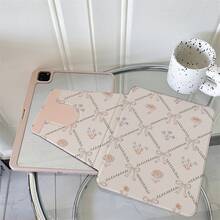 1件 360°可旋轉平板保護殼，多角度視角書本式支架，相容 iPad A16 2025、Galaxy Tab S9 FE/S8 Plus/S7/S10、Pad、MatePad、Pad、Honor Pad、Pad - 彩色 - 查看 3