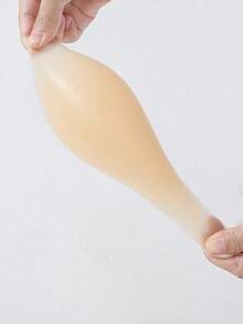1件匙形聚攏矽膠胸罩（附贈30片乳貼），自然3D弧形設計，貼身防滑，適合多款露肩/露胸穿搭塑形 - 彩色 - 查看 2