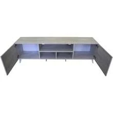 Television Stands & Entertainment Centers - Light Grey - View 7
