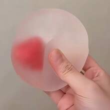Best-Selling Semi-Transparent Frosted Heart-Shaped Squeeze Ball, Soft Mochi-Like Ice Skin Shell Encasing Vibrant Red Heart Core, Translucent And Delicate Texture. High-Quality Soft Rubber Material With Silky Smooth And Soft Touch, Can Be Freely Stretched And Squeezed, Excellent Plasticity, Slowly Rebounds After Squeezing. Compact And Rounded Shape Convenient For Carrying, Suitable For Relieving Anxiety During Work, Home, And Leisure Time - Multicolor - View 6