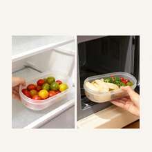 Microwavable Bento Box Adult, Plastic Lunch Containers With Lids, Leakproof Meal Prep Containers, Divided Food Storage Containers, Travel Snack Containers, Salad Container For Lunch, School Student Lunch Box - Multicolor - View 7