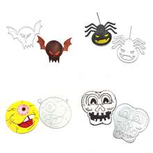 1 buah Cetakan Pemotong Logam Halloween, Cocok untuk Templat Scrapbooking DIY, Alat Kartu Ucapan Buatan Tangan, dan Pembuatan Dekorasi Rumah Liburan - Halloween - View 2
