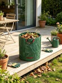 Tas Kebun yang Dapat Digunakan Kembali dengan Pegangan, Tempat Sampah Daun Halaman, Tas Teras, Wadah Sampah Rumput, Tas Penyimpanan Pakaian Tahan Lama - Beraneka warna - View 5