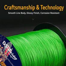 4-Strand Braided PE Fishing Line, High Tensile Strength Braided Fishing Line, Wear-Resistant Low Memory Multi-Strand PE Line, Suitable For Saltwater Freshwater Carp Bass Fishing Tackle Accessories - Multicolor - View 9