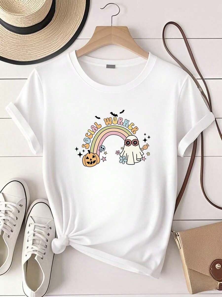Women T-Shirts - 白色 - 查看 1