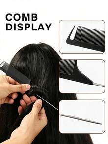 6/5/2pcs Hair Styling Set, Includes Spray Bottle, Comb, Detangling Brush, Styling Brush, Tail Comb, Hair Accessories, Suitable For Makeup And Hair Styling - Multicolor - View 8
