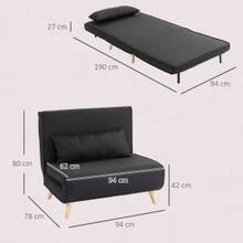 Sofas & Couches - 黑色 - 查看 1