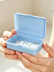 1pc Transparent Desktop Multi-Function Storage Box, Travel Accessory Storage Display Box, Jewelry Box For Vanity Tabletop To Store Lipstick, Lip Gloss, Dust-Proof Cosmetics, Suitable For Bedroom, Bathroom, Vanity Table Decoration Home Desktop - Multicolor - View 10
